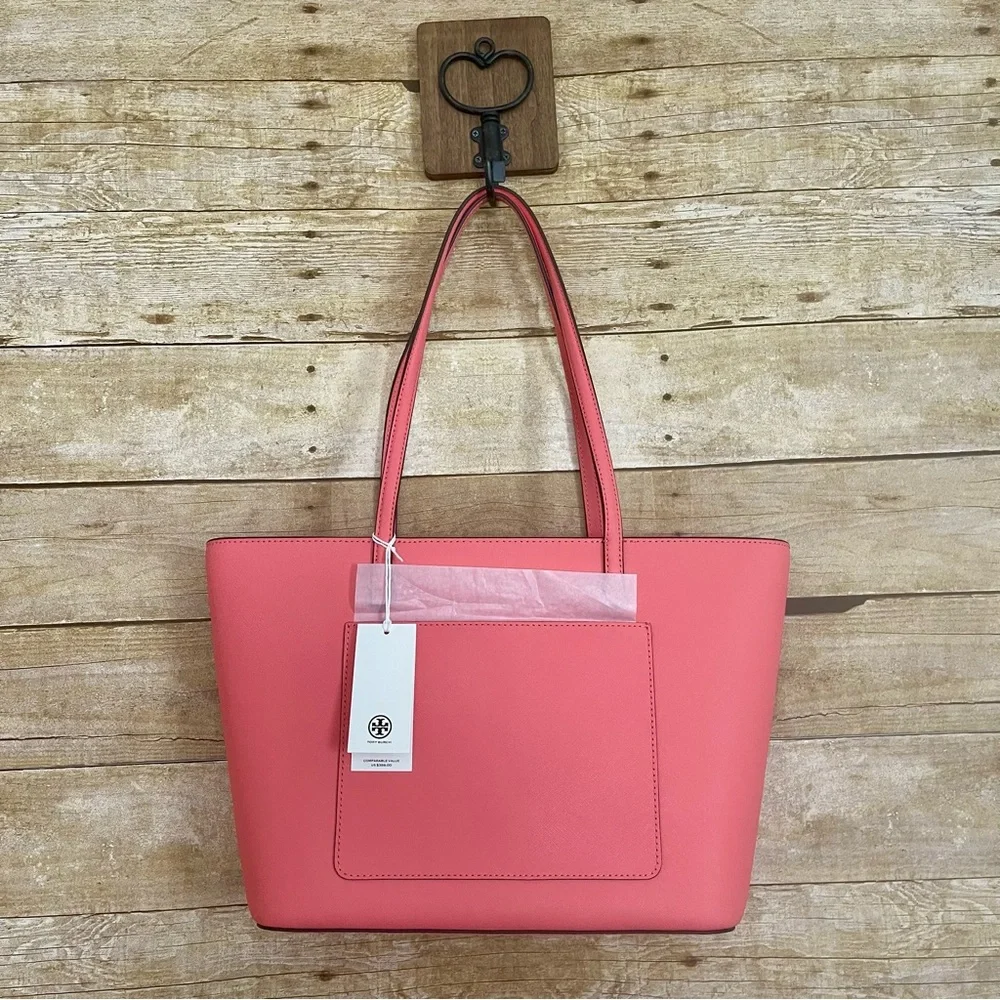 Tory Burch Small Tote - Coral Crush NWT